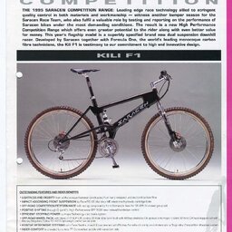 1995 Saracen Catalogue
