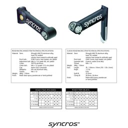 1998 Syncros Road Stem Manual & Spec