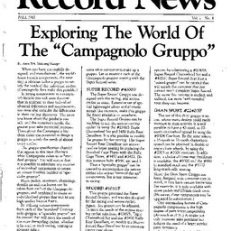 1983 Campagnolo Record News Vol 1 No 4
