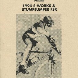 1994 Specialized S-Works and Stumpjumper FSR Owners Manual