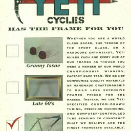 1993 Yeti Catalogue