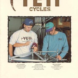 1995 Yeti Clothing and Accessories Catalogue