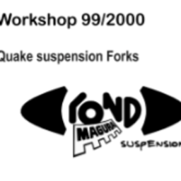 1999/2000 - Magura Rond Quake suspenion Workshop Manual