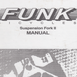 Funk suspension fork II manual