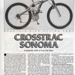 1994 MBA Crosstrac Sonoma Review