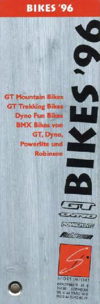 GT Catalogue 1996