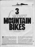 3 Luxury Mountainbikes