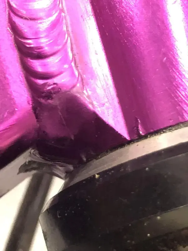 Head Tube Crack In Weld.webp