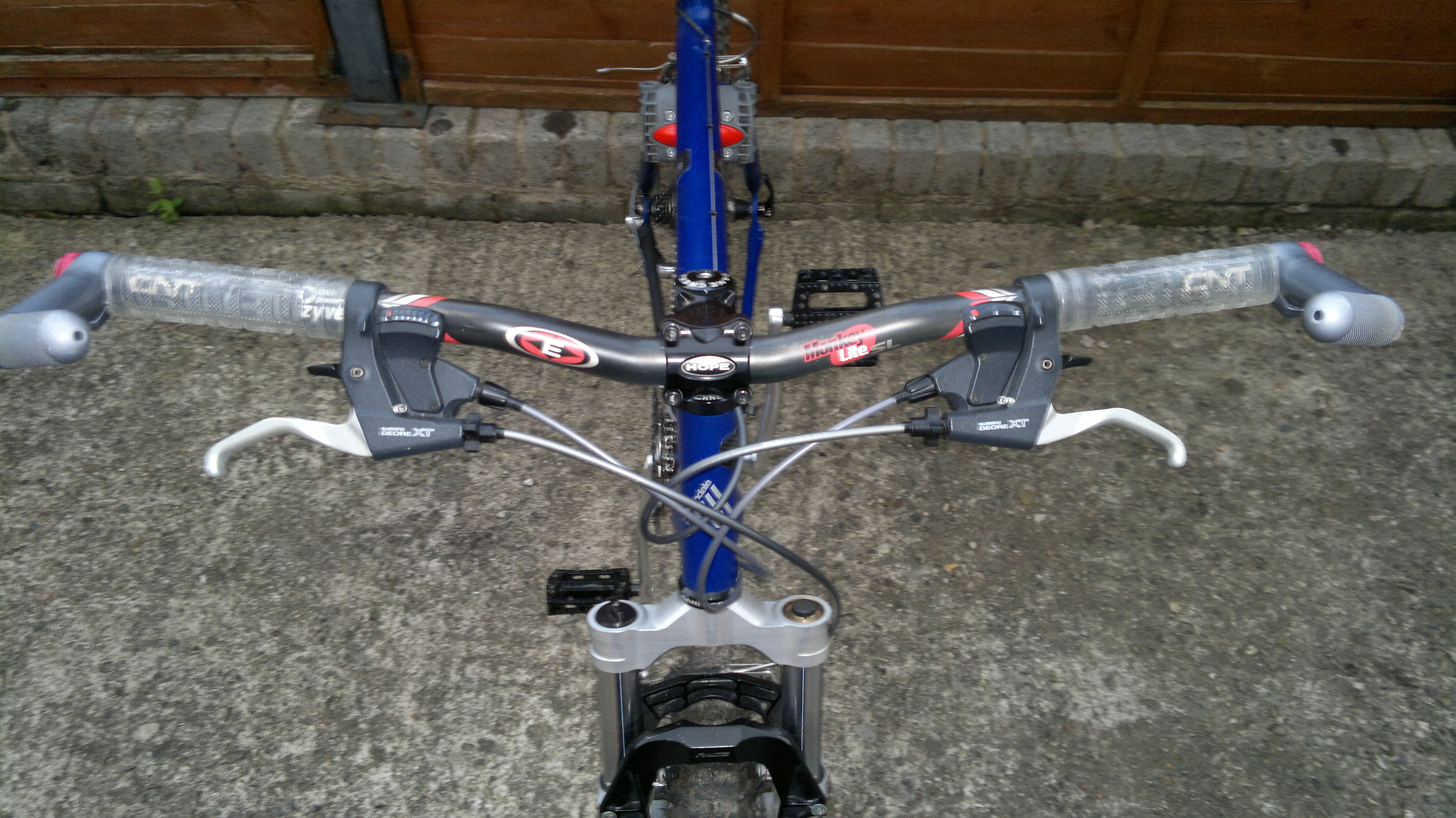 New Monkey lite sl bars and clear yeti grips