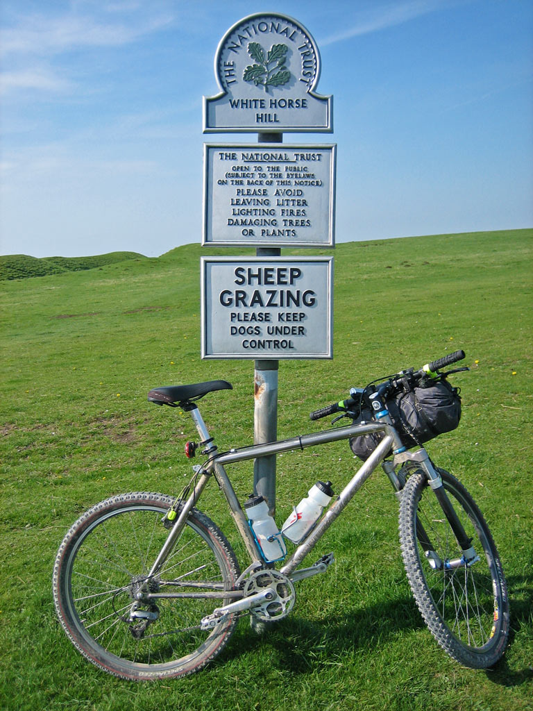Raleigh on tour in cross country tour mode