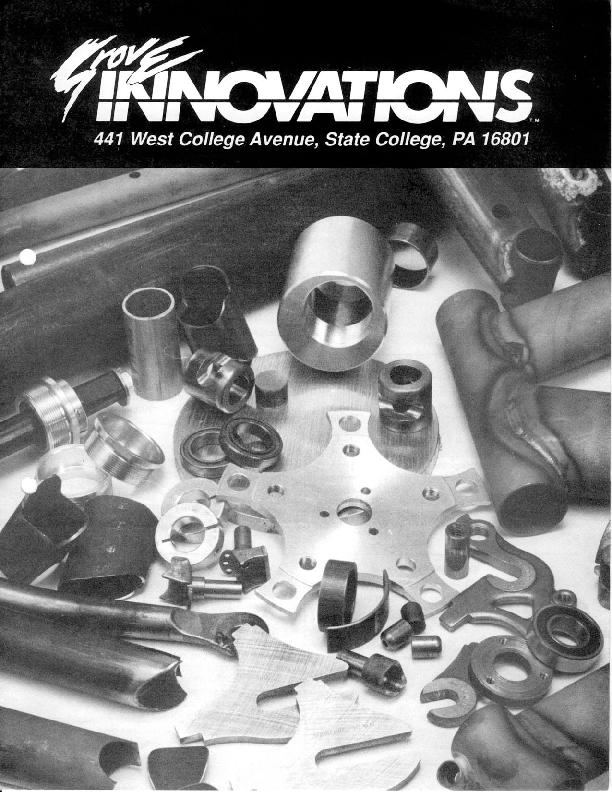 Grove Innovations 1991 Catalogue