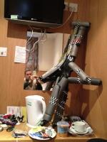 S Bike on it's way north