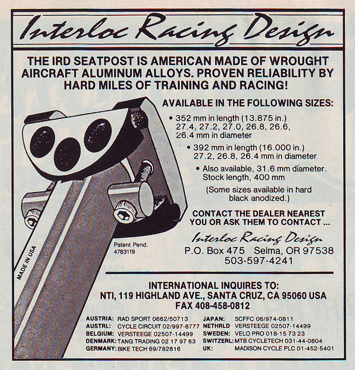 IRD seatpost