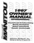 Answer Manitou 1997 Owners Manual : International