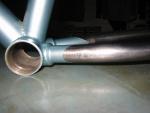 Bonded titanium chainstays