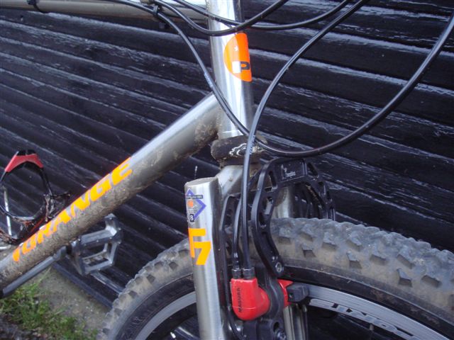 New Maguras on old skool frame and forks