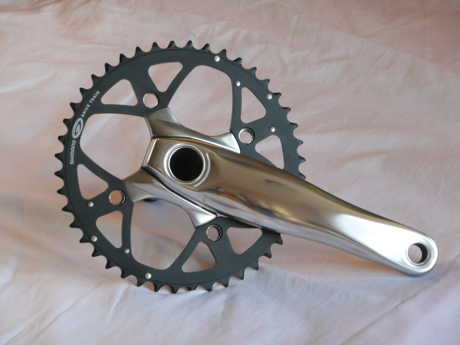 Polished M760 cranks