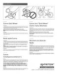 1998 Syncros Quick Release Manual