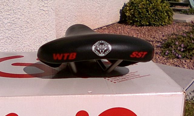 WTB SST titanium railed saddle back view