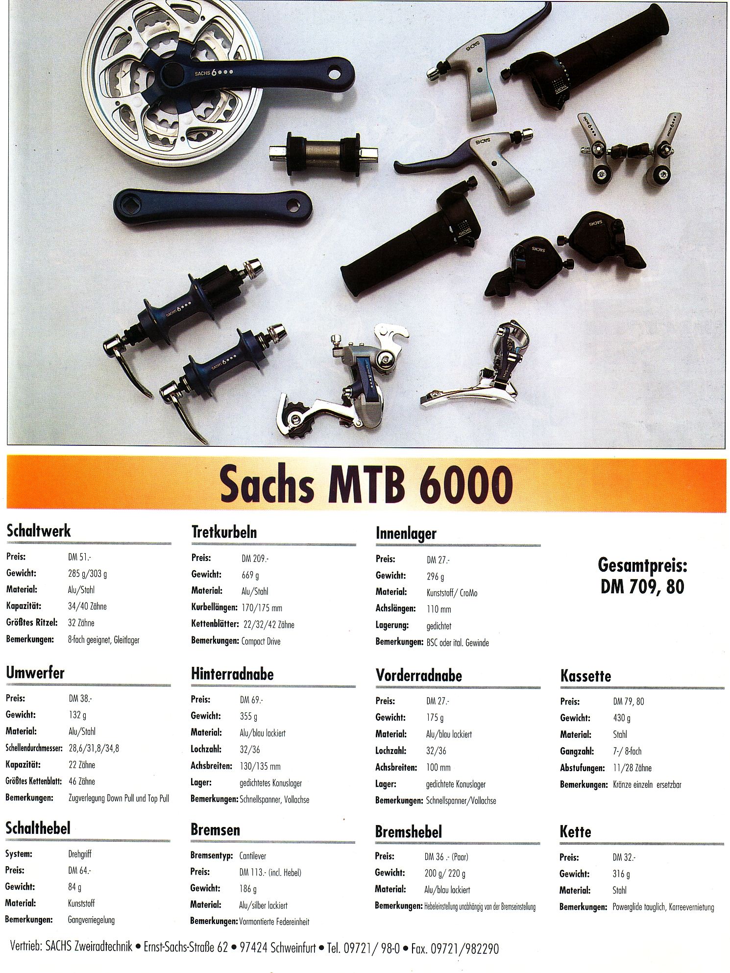 1995 - SACHS  6000