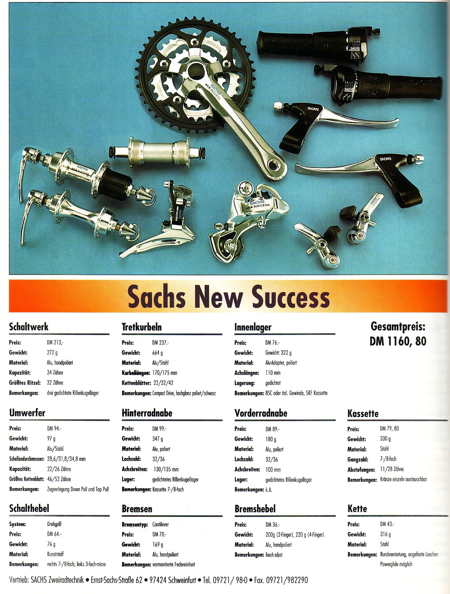 1995 - SACHS NEW SUCCES