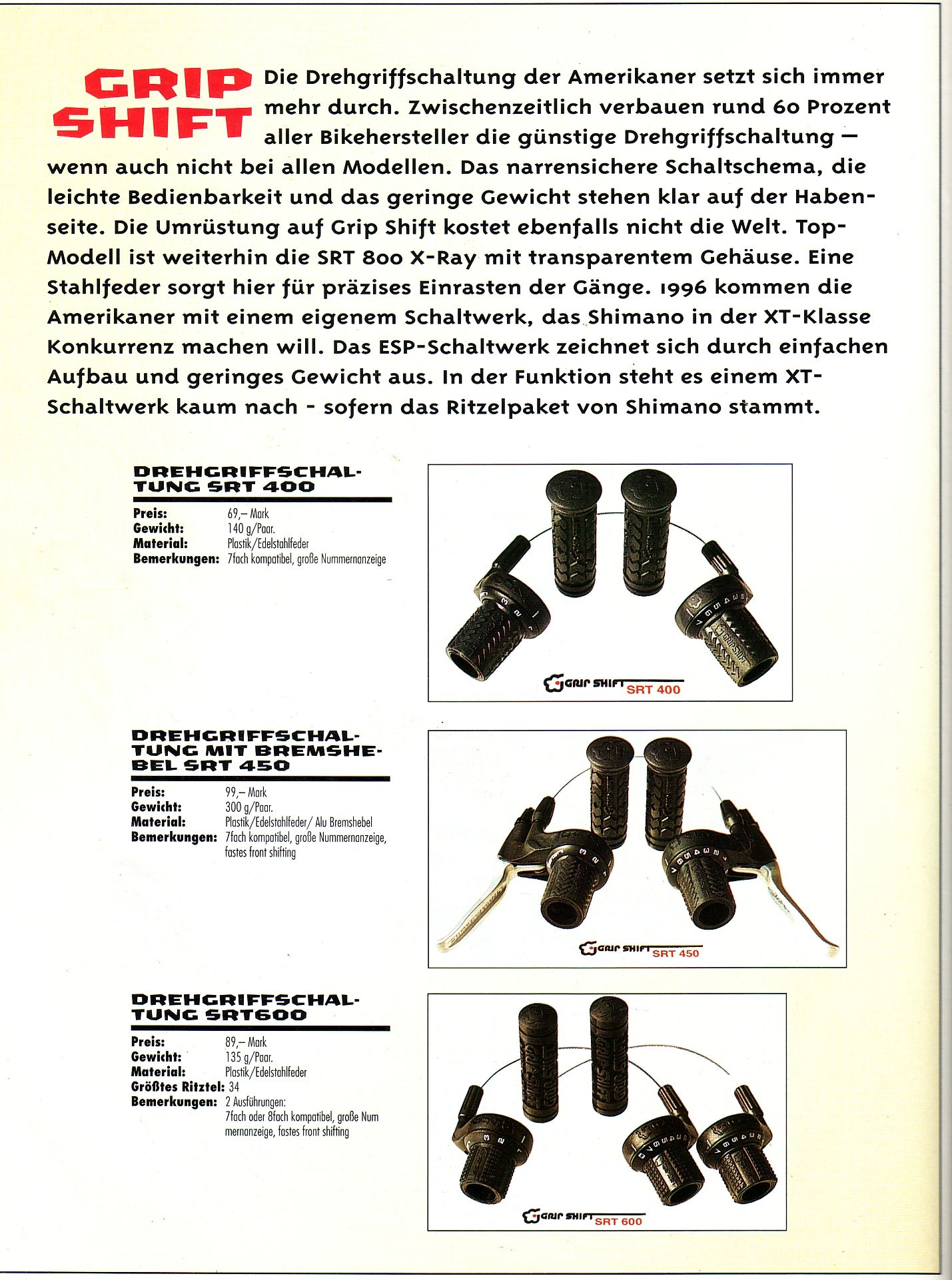 1996 - GRIP SHIFT 1