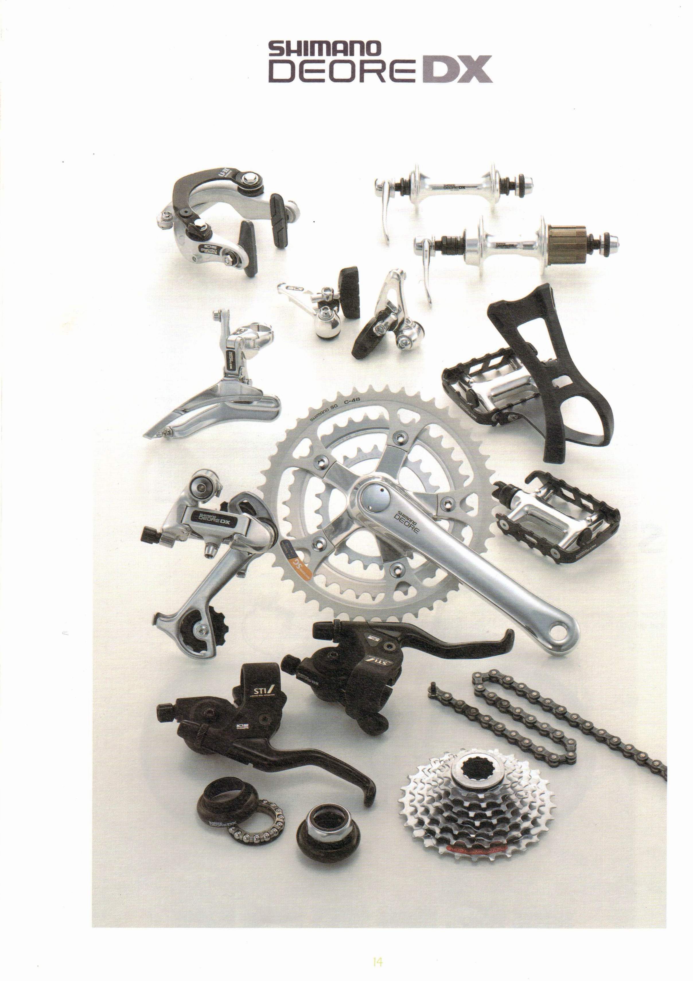 Shimano Deore DX (group picture)